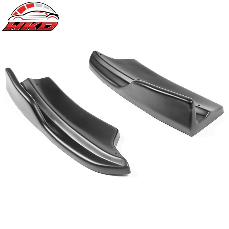 Fits 20-23 Charger Widebody IKON PP Matte Black Rear Diffuser + Apron Spats - PP