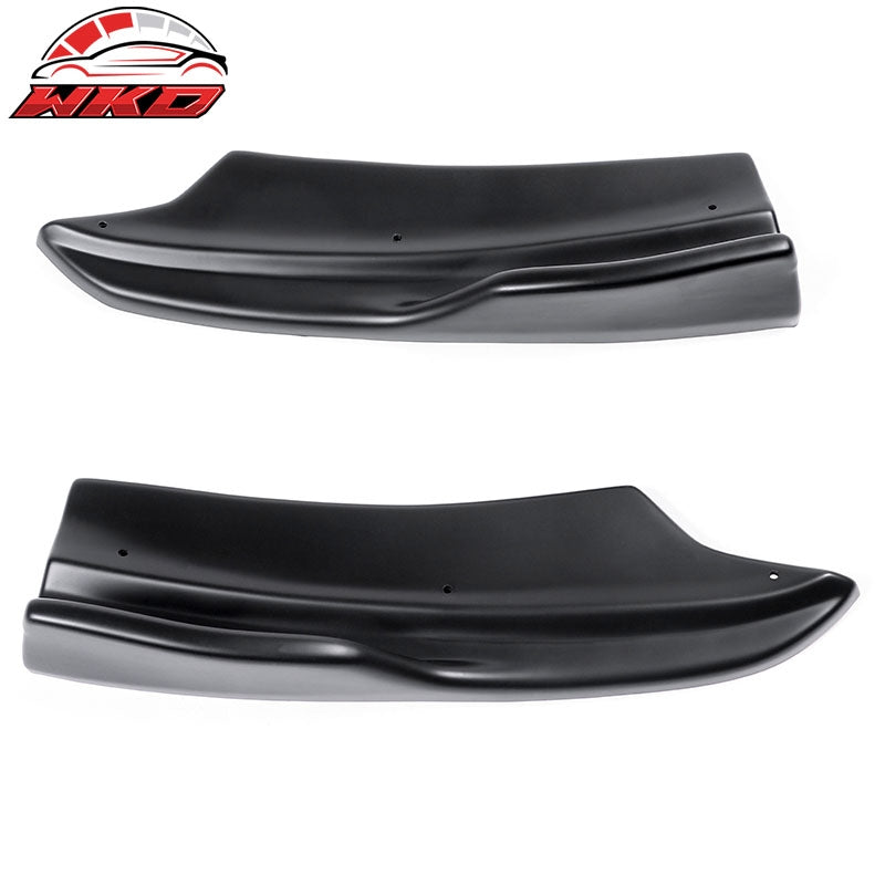 Fits 20-23 Charger Widebody IKON PP Matte Black Rear Diffuser + Apron Spats - PP