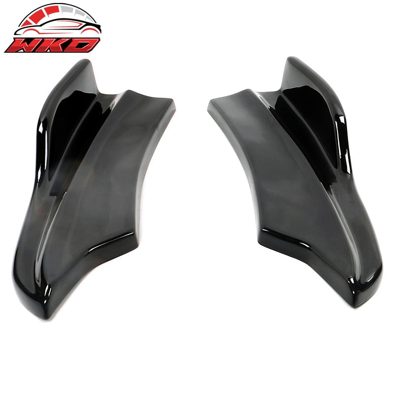 Fits 20-23 Charger Widebody Rear Bumper Side Apron Spat Valance Gloss Black - PP