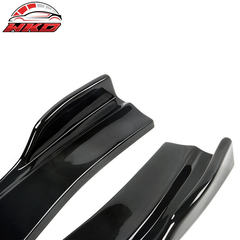 Fits 20-23 Charger Widebody Rear Bumper Side Apron Spat Valance Gloss Black - PP