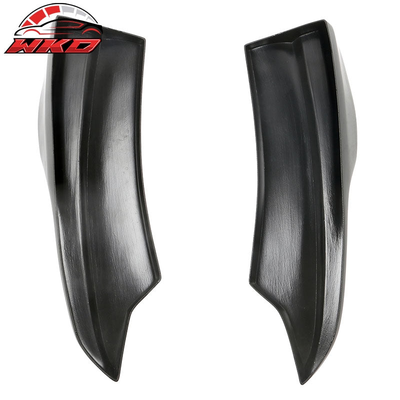 Fits 20-23 Charger Widebody Rear Bumper Side Apron Spat Valance Gloss Black - PP