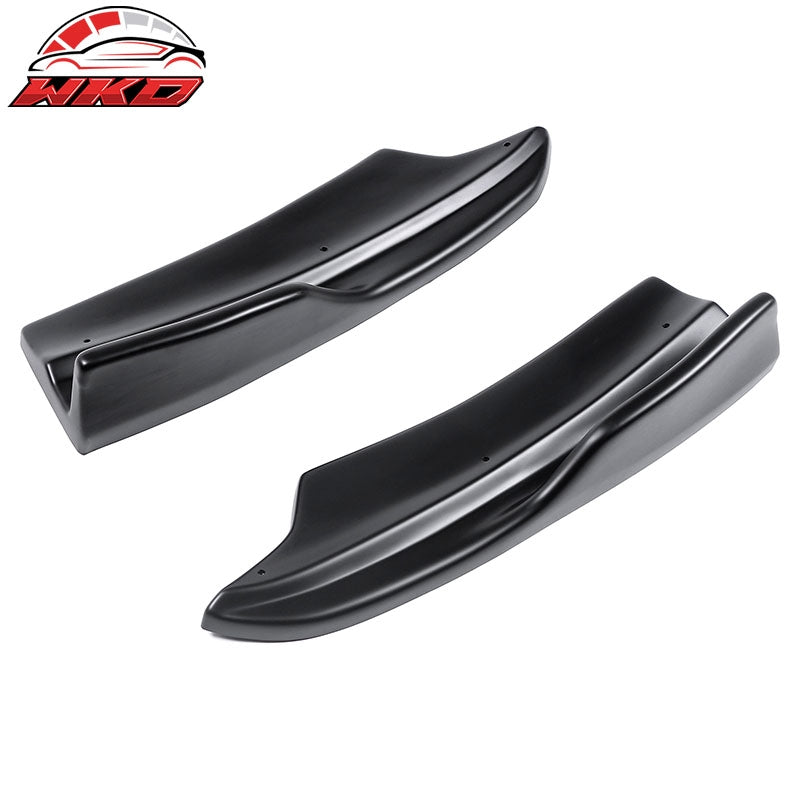 Fits 20-23 Charger Widebody Rear Bumper Side Apron Spat Valance Matte Black - PP