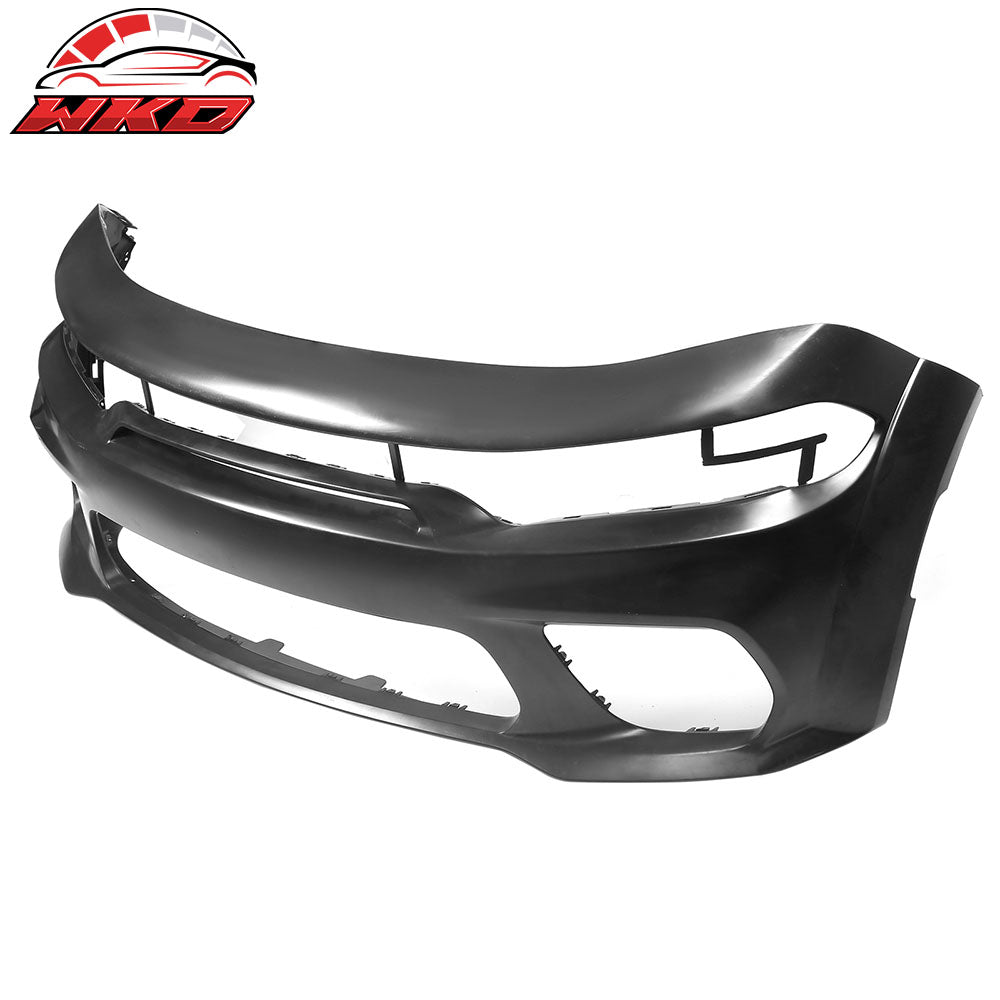Fits 20-23 Charger Widebody Front Bumper Assembly Replacement W/ SRT Grilles