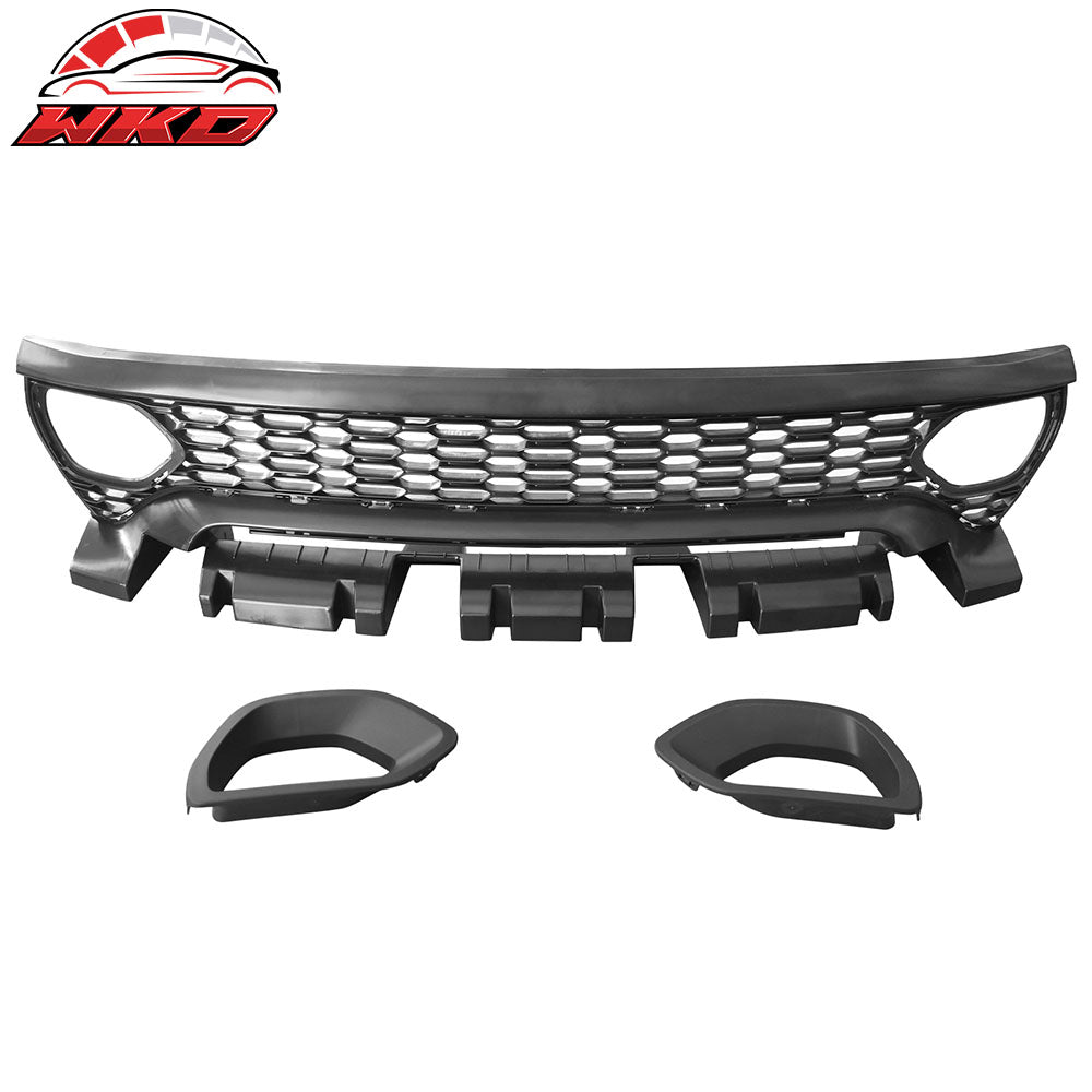 Fits 20-23 Charger Widebody Front Bumper Assembly Replacement W/ SRT Grilles
