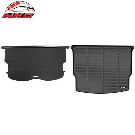 Wholesale 19-26 Chevrolet Blazer 3D TPE Rear Trunk Mat Cargo Liner Pad + Cargo Cover