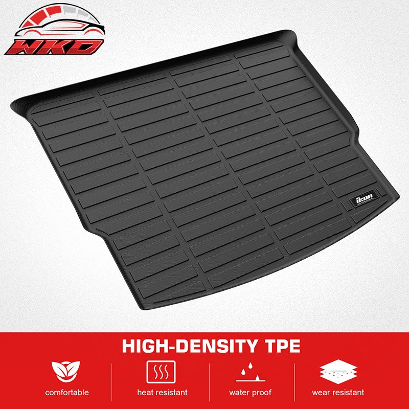 Fits 19-26 Chevrolet Blazer 3D TPE Rear Trunk Mat Cargo Liner Pad + Cargo Cover