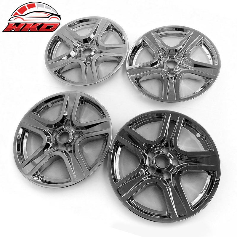Fits 2016-2024 Chevrolet Camaro 18" Wheel Covers Hubcaps Rim ABS Chrome 4PCS