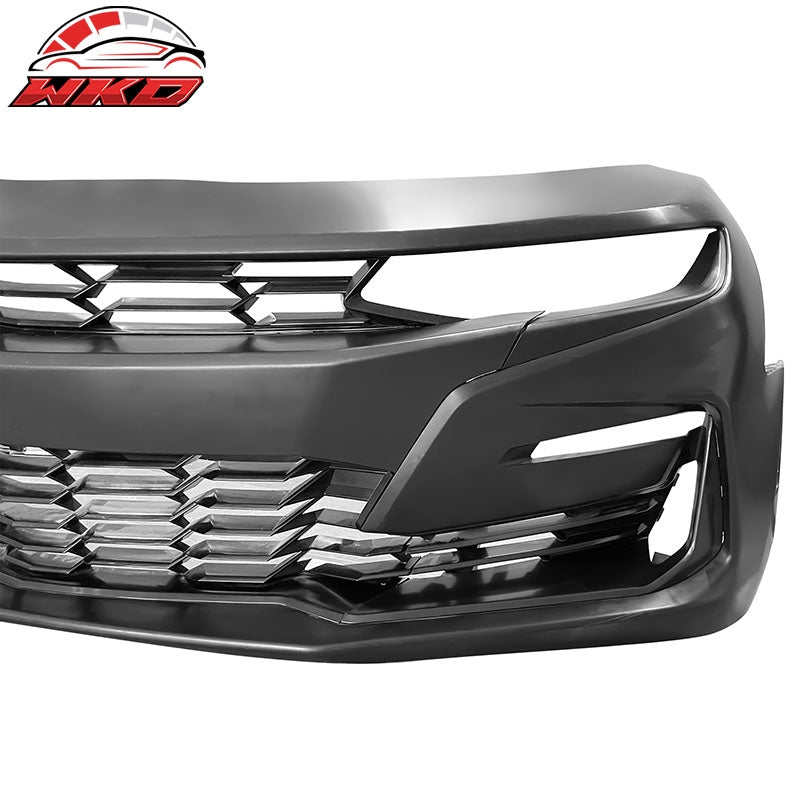 Fits 19-24 Chevrolet Camaro 19 SS Style Unpainted Front Bumper Cover Conversion