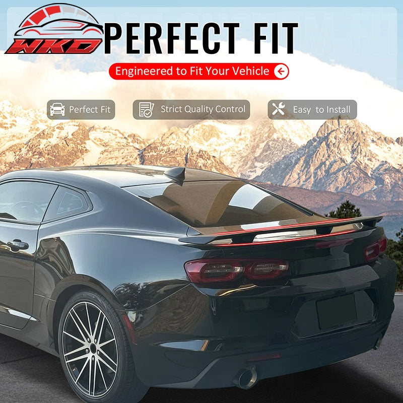 Wholesale 16-24 Chevrolet Camaro 2DR ZL1 Style Gloss Black Rear Trunk Spoiler ABS - Wikond Auto