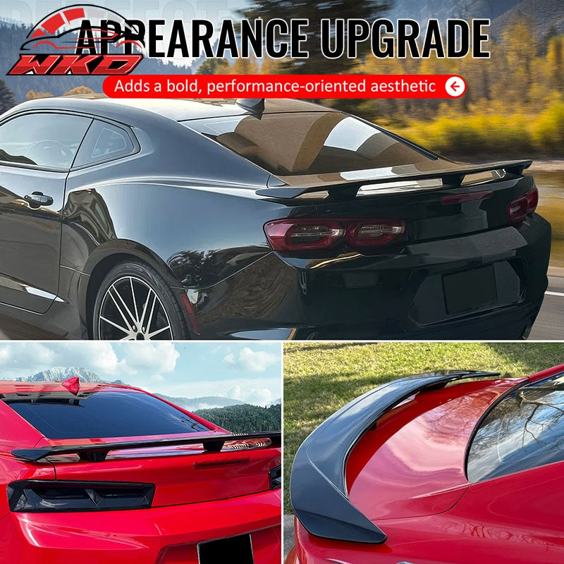 Wholesale 16-24 Chevrolet Camaro 2DR ZL1 Style Gloss Black Rear Trunk Spoiler ABS - Wikond Auto