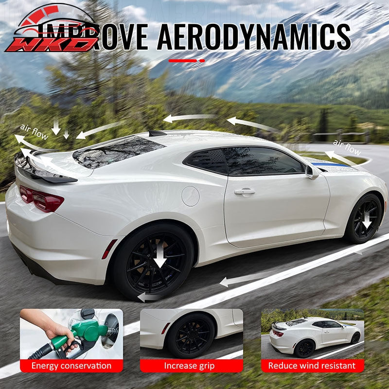 Wholesale 16-24 Chevrolet Camaro 2DR ZL1 Style Gloss Black Rear Trunk Spoiler ABS - Wikond Auto