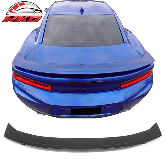 Wholesale 16-24 Chevrolet Camaro 2DR ZL1 Style Unpainted Black Rear Trunk Spoiler ABS - Wikond Auto