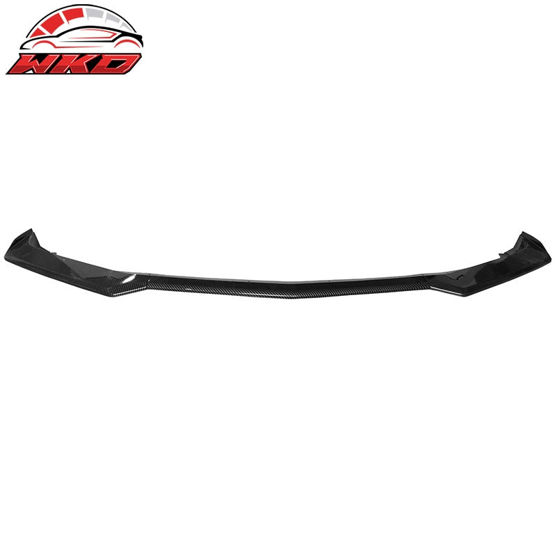 For 16-24 Chevrolet Camaro Front Bumper Lip 1LE Style Spoiler Carbon Fiber Print