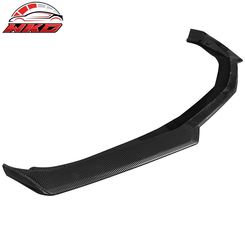 For 16-24 Chevrolet Camaro Front Bumper Lip 1LE Style Spoiler Carbon Fiber Print