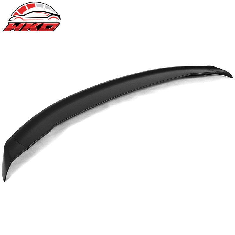 Fits 16-24 Chevrolet Camaro OE Style Rear Trunk Spoiler Wing Lip 3PC Matte Black