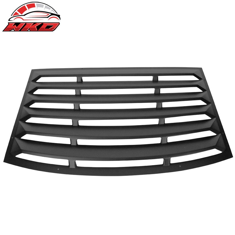 Fits 10-15 Chevy Camaro Rear Window Louver Windshield Cover Sun Shade Unpainted