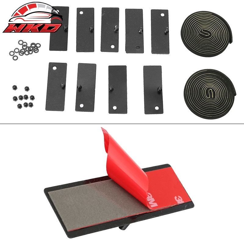Fits 16-24 Chevrolet Camaro Rear Window Louver Sun Shade Vent Carbon Fiber Print