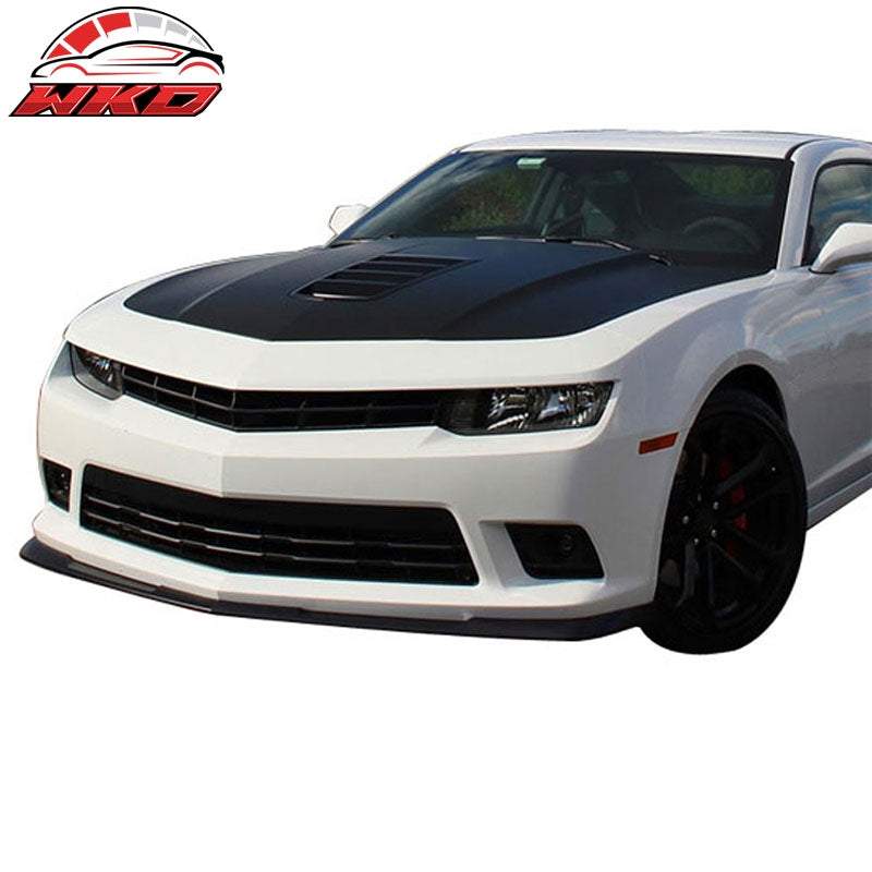 Fits 14-15 Chevrolet Camaro SS 1LE Style Front Bumper Lip Matte Carbon Fiber