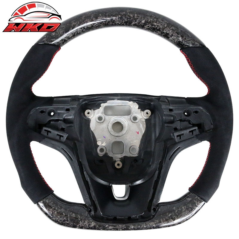 Fits 12-15 Chevrolet Camaro Steering Wheel Forged Carbon Fiber