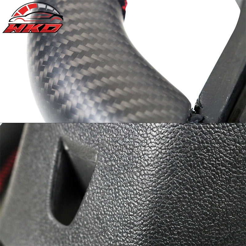 Fits 12-15 Camaro Steering Wheel Alcantara Matte Carbon Fiber