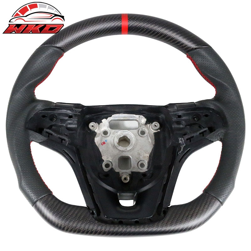 Wholesale  12-15 Chevy Camaro Steering Wheel Matte Carbon Fiber Leather
