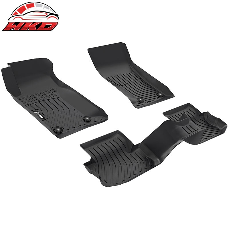 Fits 10-15 Chevrolet Camaro TPE All Weather 3D Floor Mats Cargo Liner Carpets