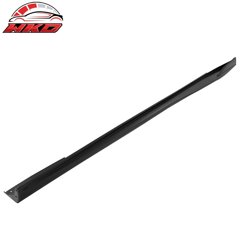 Fits 10-15 Chevrolet Camaro V2 Side Skirts Extension Rocker Panel Matte Black PP