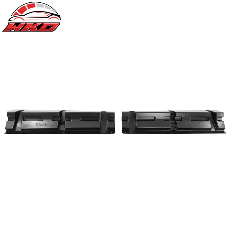 Fits 10-15 Chevrolet Camaro V2 Side Skirts Extension Rocker Panel Matte Black PP