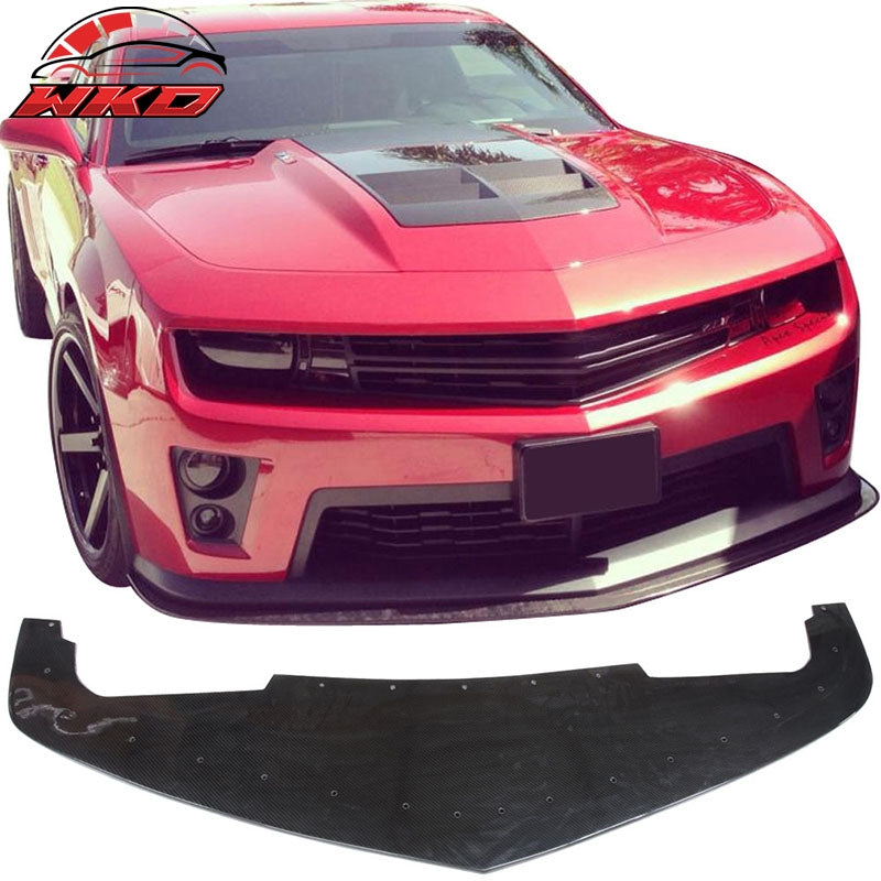 Wholesale 10-15 Chevrolet Camaro ZL1 DS Style Front Bumper Lip Matte Carbon Fiber