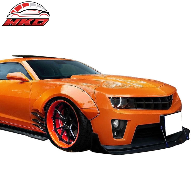 Fits 10-15 Chevrolet Camaro ZL1 MB Style Front Bumper Lip Spoiler Unpainted PP