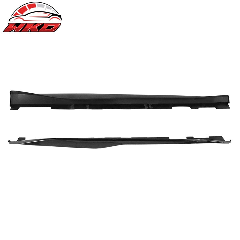 Fits 16-24 Chevrolet Camaro ZL1 Style Side Skirts Carbon Fiber Print