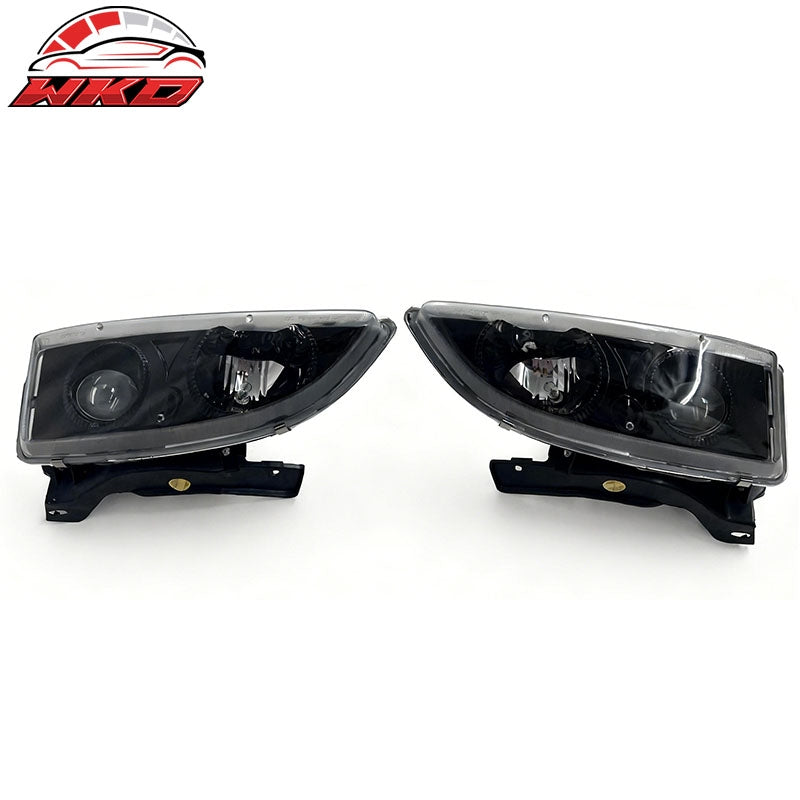 Wholesale 95-99 Chevrolet Cavalier Projector Head Lights Black Housing Clear Lens 2PC
