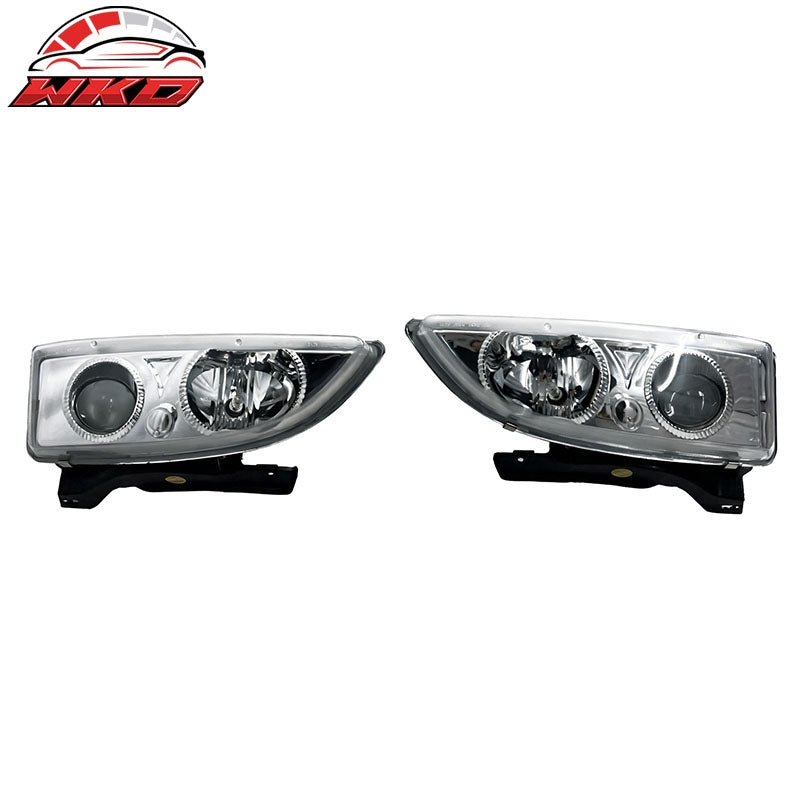 Wholesale 95-99 Chevrolet Cavalier Projector Head Lights Chrome Housing Clear Lens