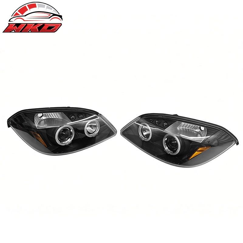 Fits 05-10 Chevrolet Cobalt Front Headlights Headlamps Assembly W/Clear Lens