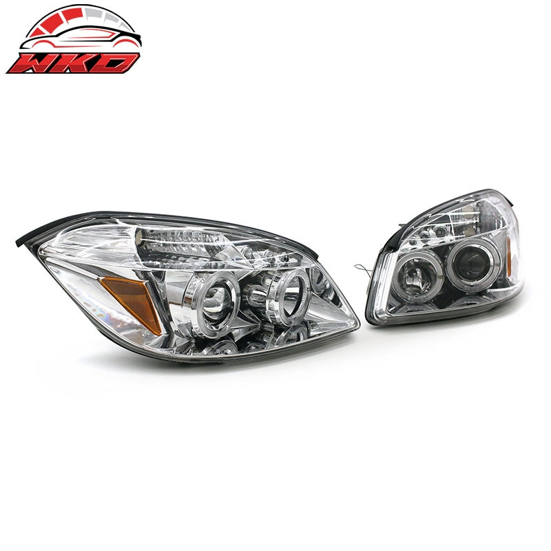 Fits 05-10 Chevrolet Cobalt 2PCS Front Projector Headlights Headlamps Assembly