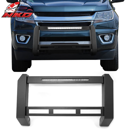 Wholesale 15-22 Chevrolet Colorado GMC Canyon Bull Bar Front Grille Guard W/LED Light - Wikond Auto