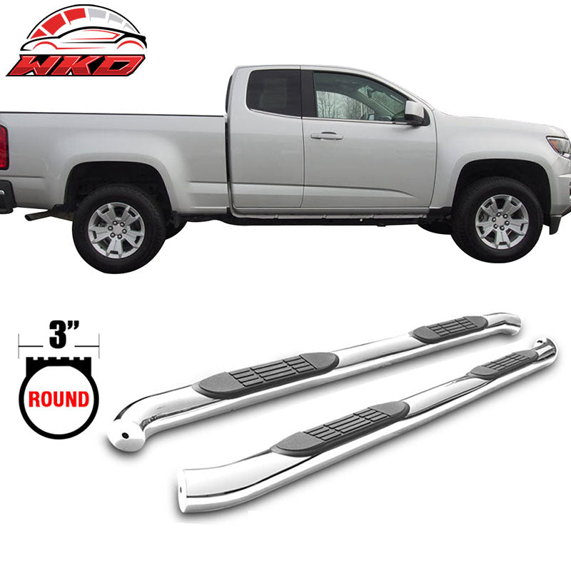 Fits 15-17 Colorado Extended Cab 3 Inch Stainless Steel Side Step Running Board