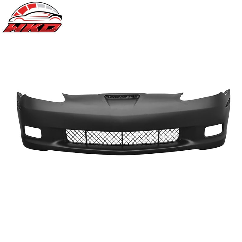 For 06-13 Chevrolet Corvette C6 Front Bumper Cover Z06 Style Conversion Assembly