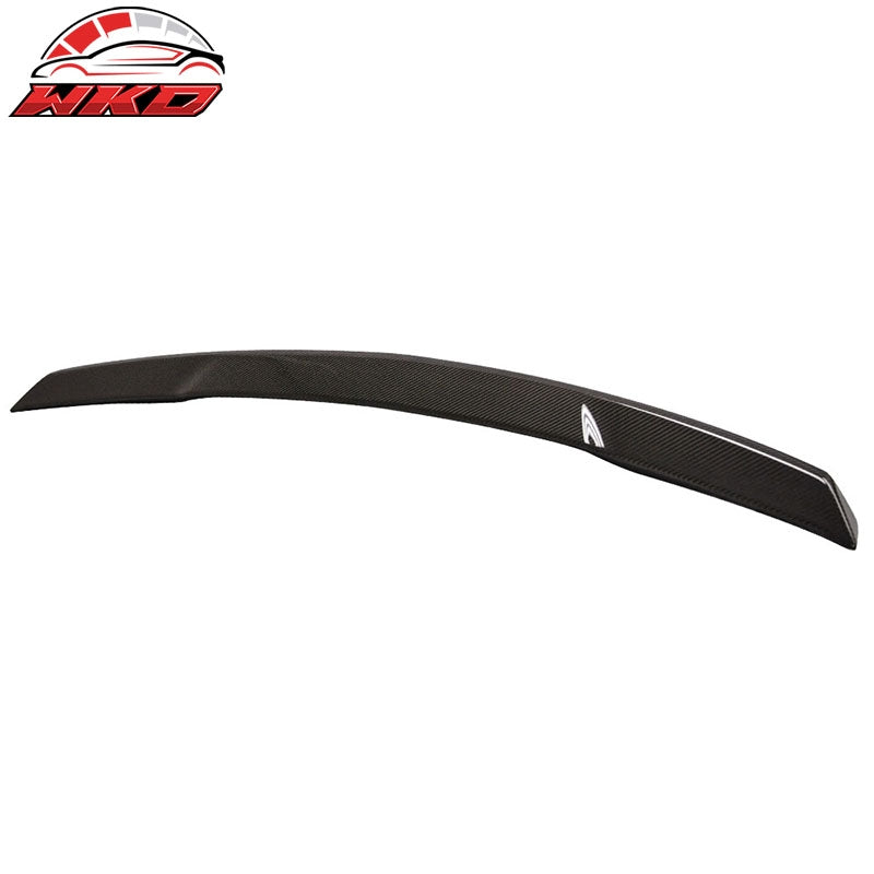 Fits 14-19 Chevrolet Corvette C7 Rear Trunk Lid Spoiler Wing Lip Carbon Fiber CF