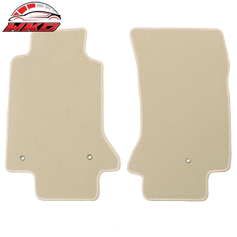 Wholesale 97-04 Chevrolet Corvette Car Floor Mats Liner Nylon Beige Cargo Carpets 2PC