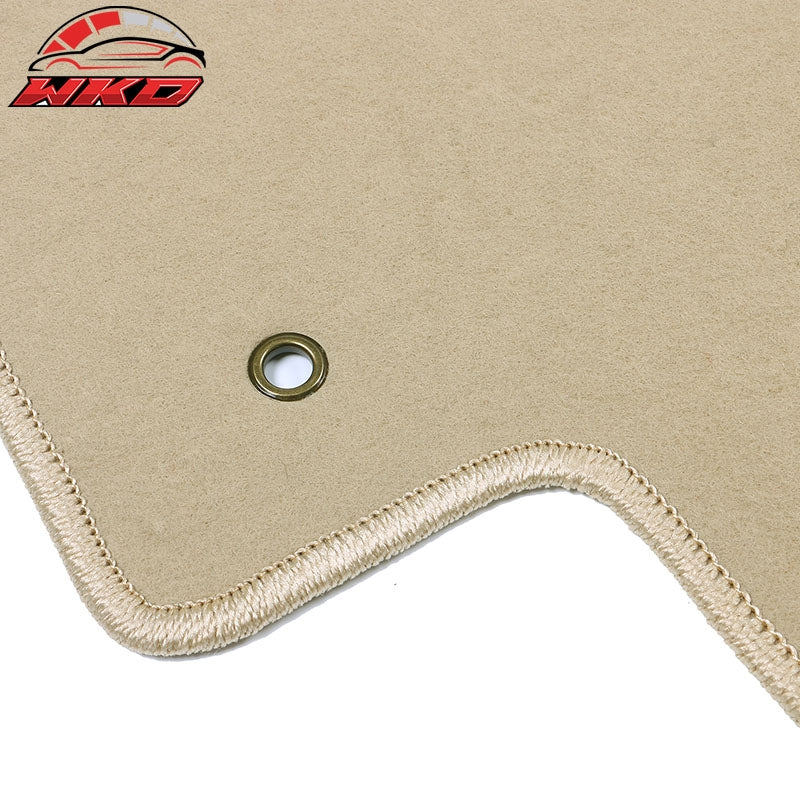 Fits 97-04 Chevrolet Corvette Car Floor Mats Liner Nylon Beige Cargo Carpets 2PC