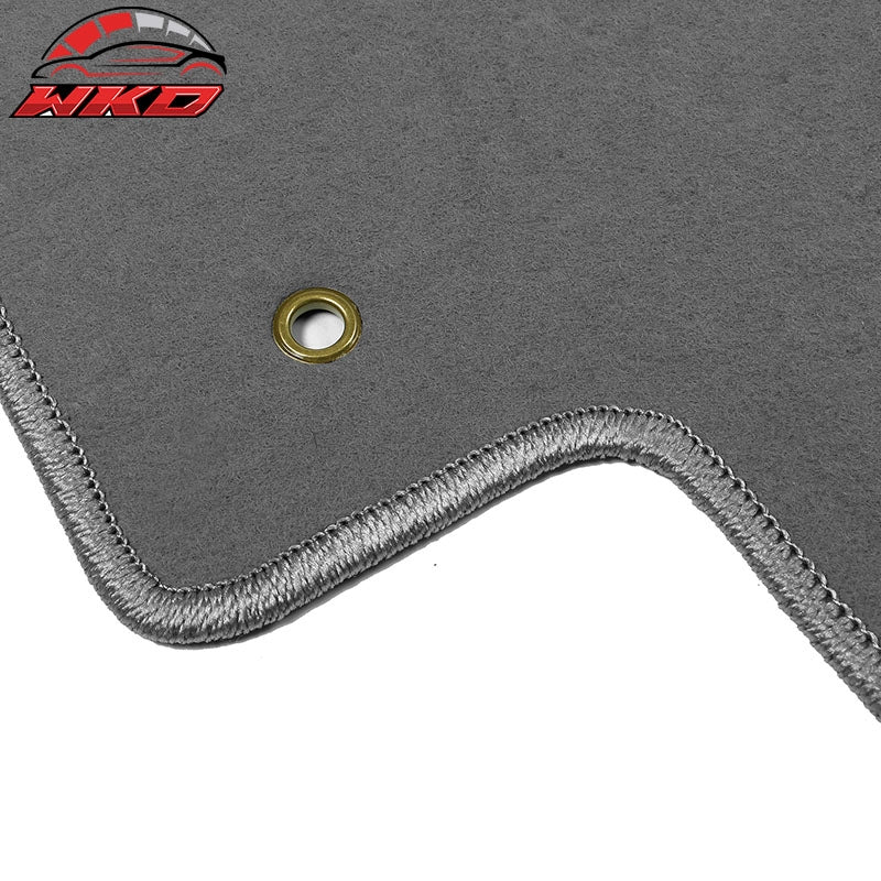 Fits 97-04 Chevrolet Corvette Car Floor Mats Liner Nylon Gray Cargo Carpets 2PC