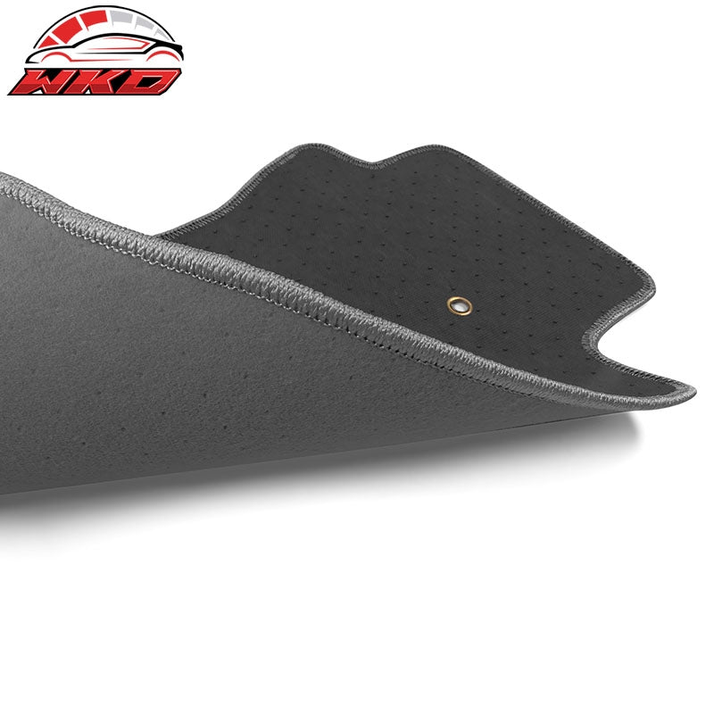 Fits 97-04 Chevrolet Corvette Car Floor Mats Liner Nylon Gray Cargo Carpets 2PC