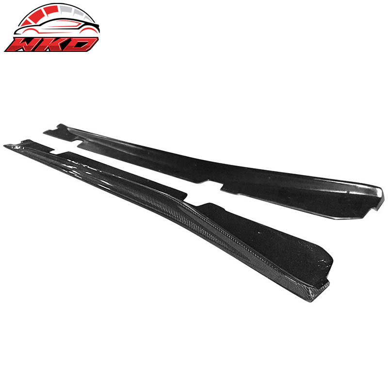 Wholesale 14-19 Chevrolet Corvette C7 ST Style Side Skirts 2PC - Carbon Fiber