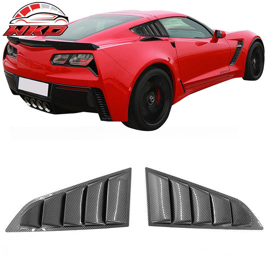 Wholesale 14-19 Chevy Corvette C7 Classic Style Side Window Louver Carbon Fiber Print