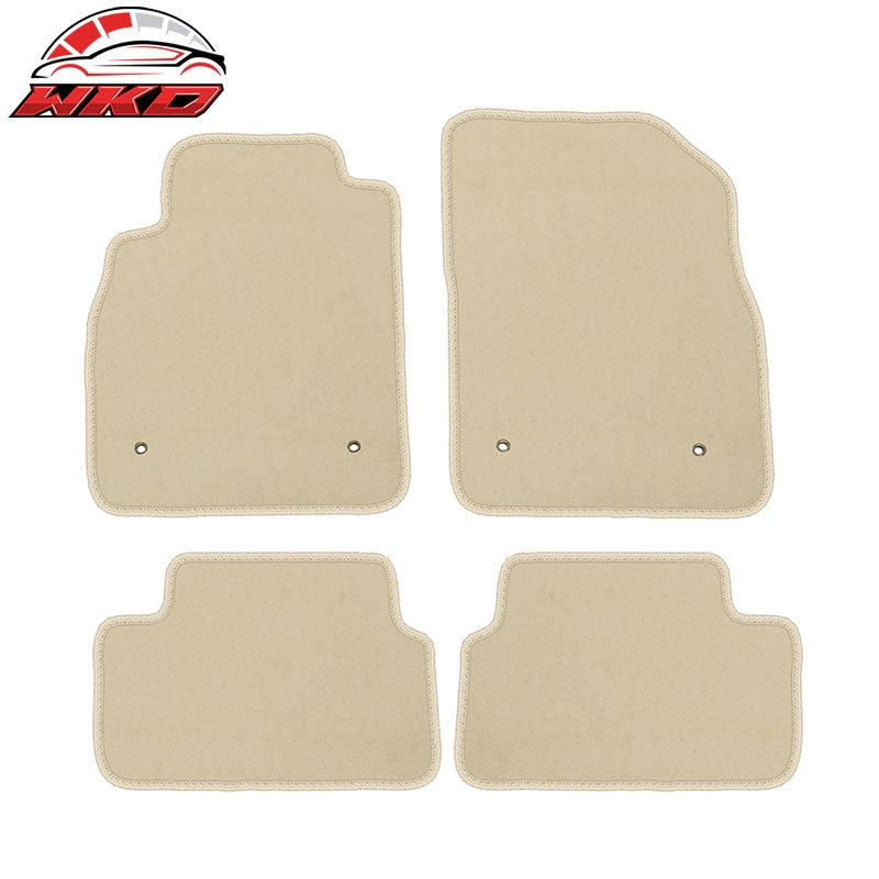 Wholesale 08-16 Chevrolet Cruze Floor Mats Nylon Beige Non-Slip Auto Carpets 4PC Set