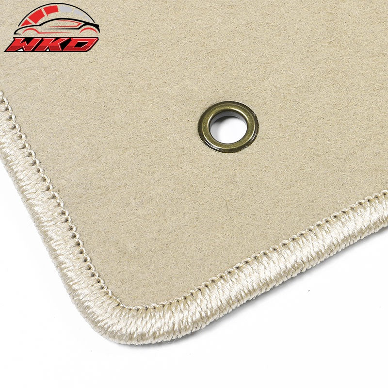 Fits 08-16 Chevrolet Cruze Floor Mats Nylon Beige Non-Slip Auto Carpets 4PC Set