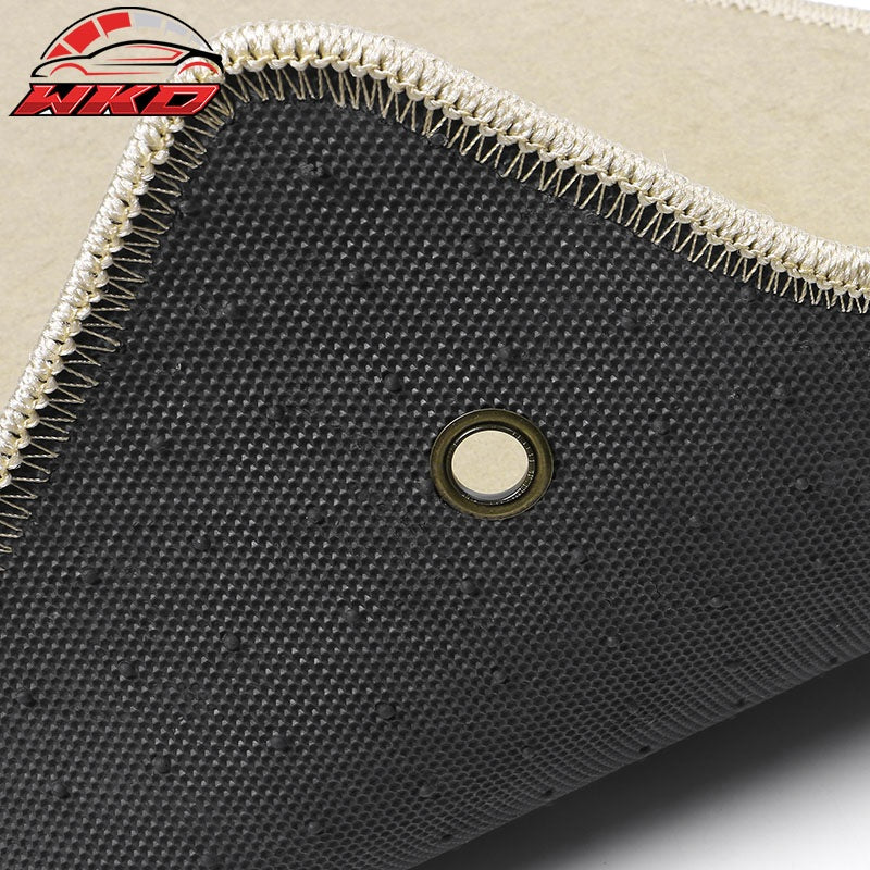 Fits 08-16 Chevrolet Cruze Floor Mats Nylon Beige Non-Slip Auto Carpets 4PC Set