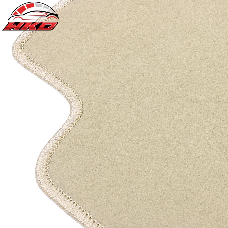 Fits 08-16 Chevrolet Cruze Floor Mats Nylon Beige Non-Slip Auto Carpets 4PC Set