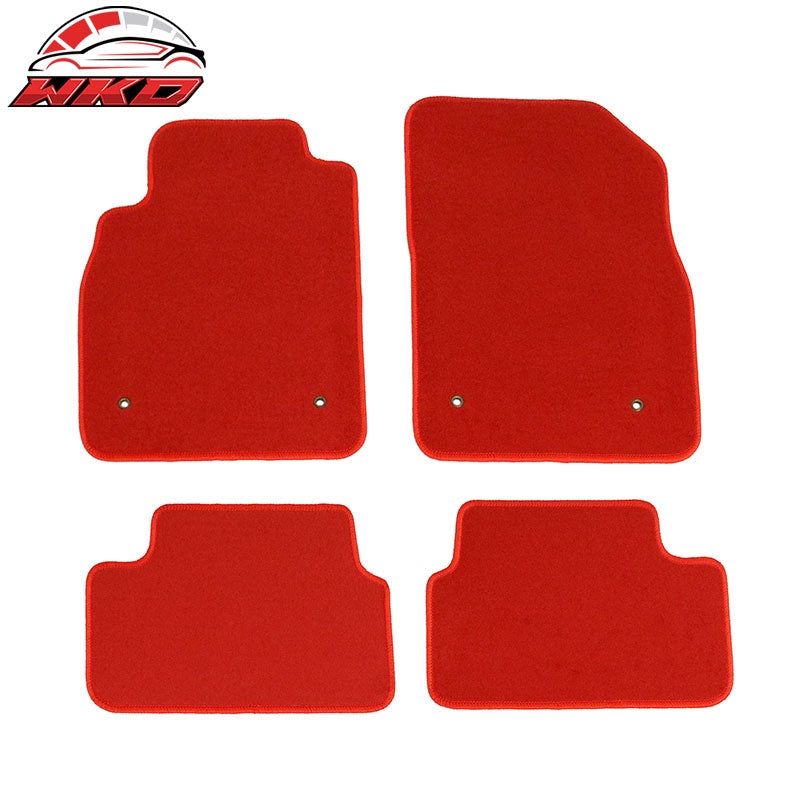 Wholesale 08-16 Chevrolet Cruze Floor Mats Nylon Red Non-Slip Auto Carpets 4PC Set